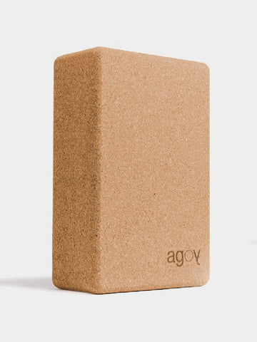Agoy Large Cork Yoga Block